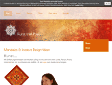 Tablet Screenshot of kunst-trifft-pixel.com